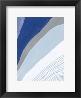 Retro Abstract IV Blue Fine Art Print