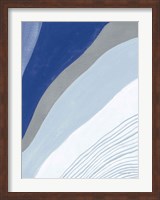Retro Abstract IV Blue Fine Art Print