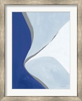Retro Abstract III Blue Fine Art Print