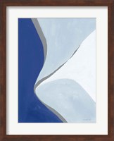 Retro Abstract III Blue Fine Art Print