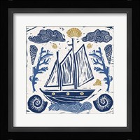Primitive Sea V Framed Print