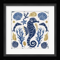 Primitive Sea VI Framed Print