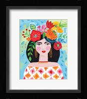 Boho Girl II Framed Print