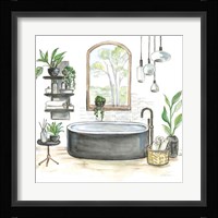 Black Bathtub I Framed Print