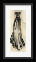 Evening Gown II Crop Framed Print