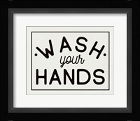 Bathroom Rules I Framed Print