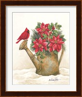 Christmas Lodge Watering Can Fine Art Print