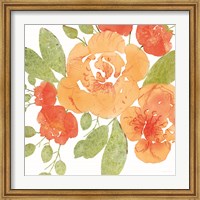 Peachy Floral II Fine Art Print