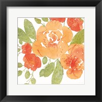 Peachy Floral II Fine Art Print