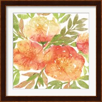 Peachy Floral III Fine Art Print