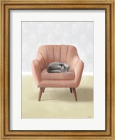 Nap Time Gray Cat Fine Art Print