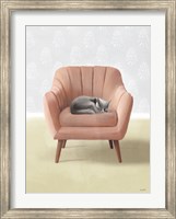 Nap Time Gray Cat Fine Art Print