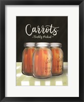 Farm Fresh Carrots Framed Print