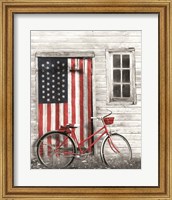 Patriotic Bicycle Fine Art Print