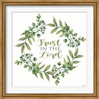 Trust in the Lord Wreath Fine Art Print