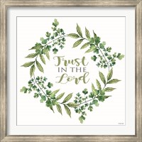 Trust in the Lord Wreath Fine Art Print