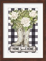 Home Sweet Home Cowboy Boots Fine Art Print