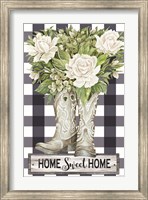 Home Sweet Home Cowboy Boots Fine Art Print