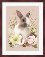 Easter Bunny Floral Fine Art Print