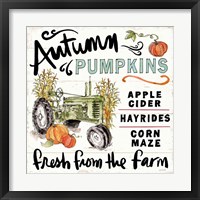Harvest Times X Framed Print