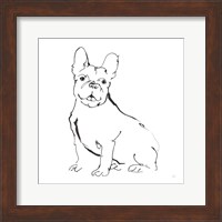 Line Dog French Bulldog II Fine Art Print