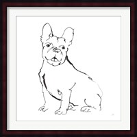 Line Dog French Bulldog II Fine Art Print