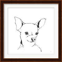 Line Dog Chihuahua Fine Art Print