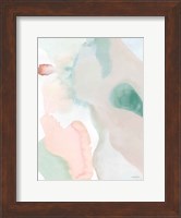 Sage and Pink Abstract II Fine Art Print