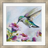 Hummingbird II Florals Fine Art Print