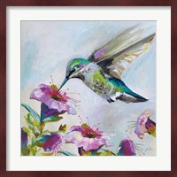 Hummingbird II Florals Fine Art Print