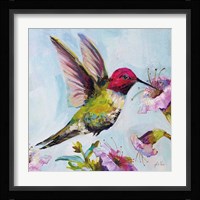 Hummingbird I Florals Framed Print