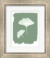 Nature by the Lake Gingko II Green Fine Art Print