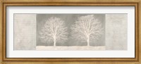 Trees on Grey panel Fine Art Print