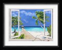 Plage Tropicale Fine Art Print