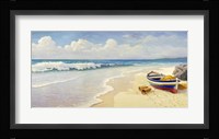 Onde Sulla Spiaggia Fine Art Print