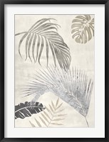 Palm Leaves Silver II Fine Art Print