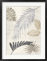 Palm Leaves Silver III Fine Art Print