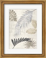 Palm Leaves Silver III Fine Art Print