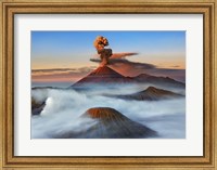 Semeru, Bromo, Batok Volcanoes, Java, Indonesia Fine Art Print