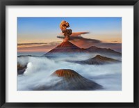 Semeru, Bromo, Batok Volcanoes, Java, Indonesia Fine Art Print