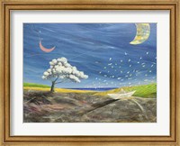 La Grande Luna sta li a Guardare Fine Art Print