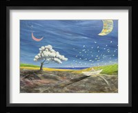 La Grande Luna sta li a Guardare Fine Art Print