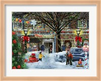 Christmas on Main Street Fine Art Print