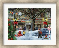 Christmas on Main Street Fine Art Print