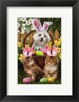 Easter Bunnies in Training Fine Art Print