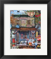 Hanging Out At The General Store Fine Art Print