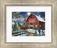 The Christmas Barn Fine Art Print