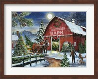 The Christmas Barn Fine Art Print