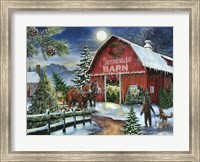 The Christmas Barn Fine Art Print