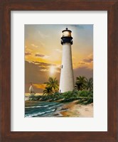 Cape Florida Lighthouse Fine Art Print